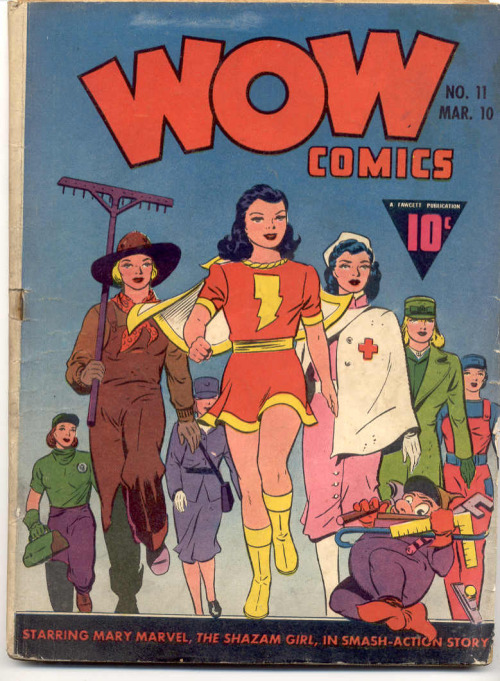 comicbookcovers: Wow Comics #11, March 1943, cover by Marc Swayse