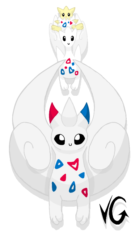 Tried Shading This For Once! Not Entirely Sure How To Shade Togekiss' Wings- How The Heck Do They Even