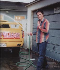  Quentin Tarantino with his Pussy Wagon 