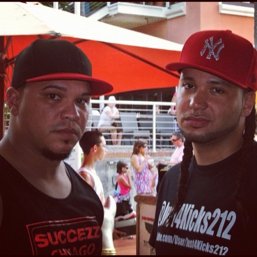 Glad I Got My Dude @just4kicks212 With Me At #dxc #miami 07-2012 #noocean (Taken with Instagram)