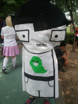 blimpcat:  thisisvodka:  atouchofman-thing:  You know what, Homestuck fandom? Yous guys are alright.  ok. i’m done. i’ve finally found the best john cosplay.  oh my god 