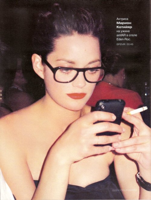 bohemea: Marion Cotillard by Ellen von Unwerth