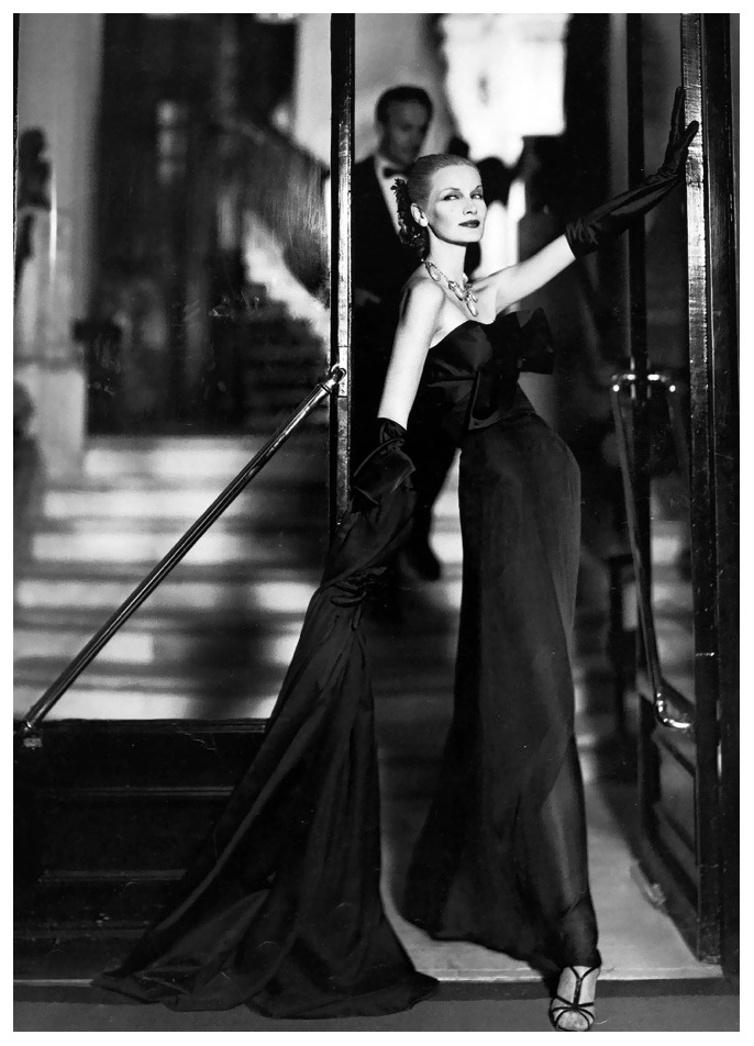 gasstation:  Sunny Harnett in Lanvin photographed by Richard Avedon, August 1954