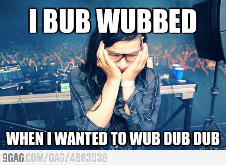 9gag:  Sad Skrillex 