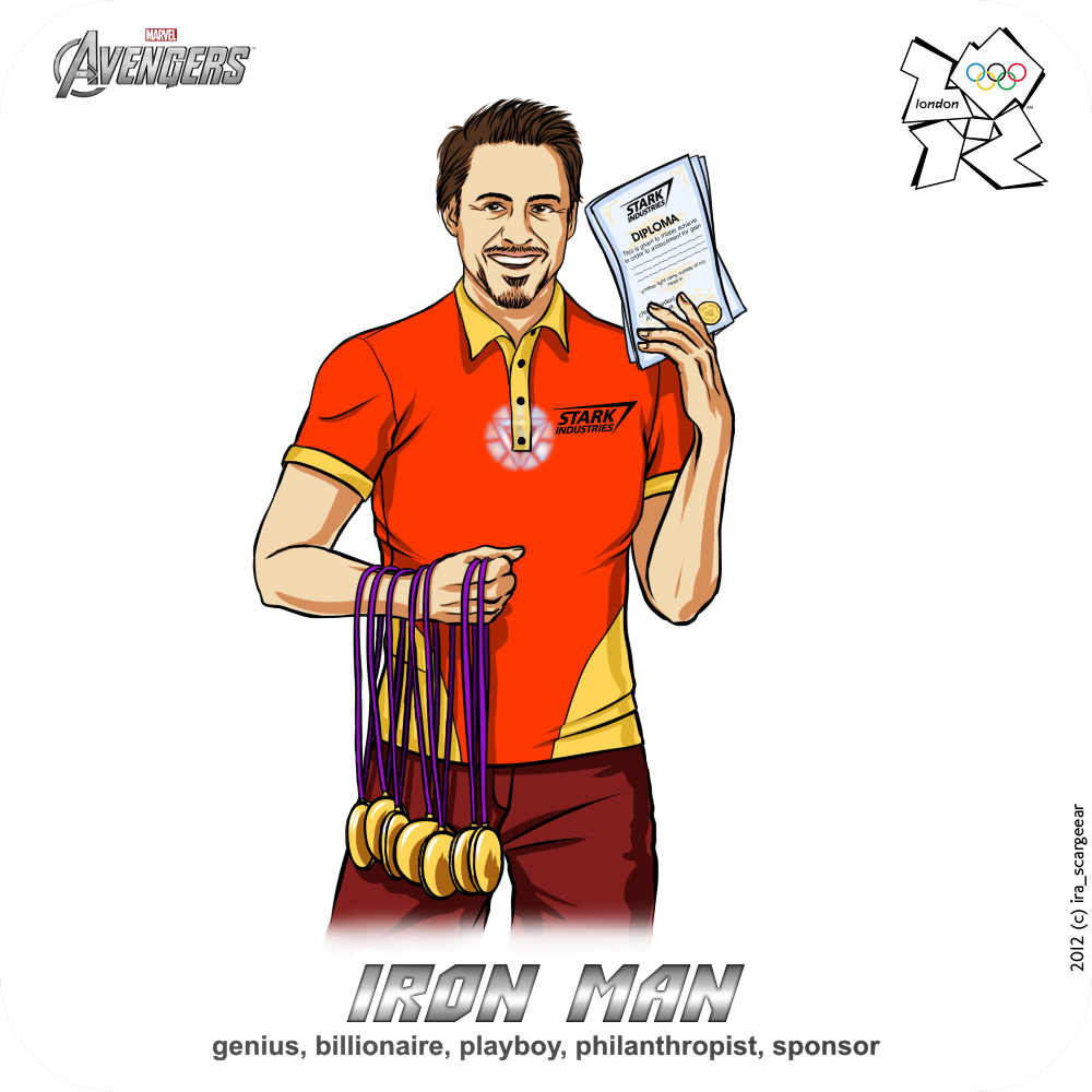 becks28nz:  Olympics - 2012: Avengers by ~scargeear 