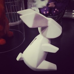 My Bunny Bank - Saving Up For Studio Rent (Taken With Instagram)