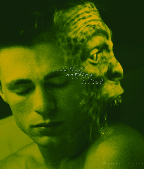 salva-chester:  leading you down into my corewhere i’ve become so numbwithout a soul…my spirit’s sleeping somewhere colduntil you find it there and leaditbackhome.  