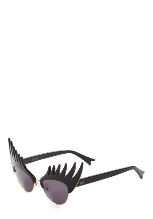 Make a statement in our At Lash Sunglasses by Tatty Devine.