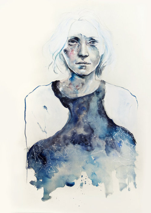 workman: fuckyeahpsychedelics: “Tomorrow’s Final Crash” by agnes-cecile