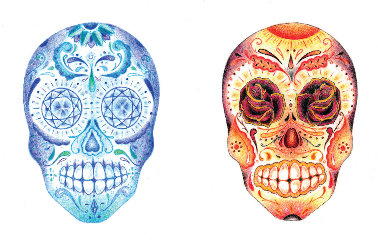 sugar skulls drawings tumblr