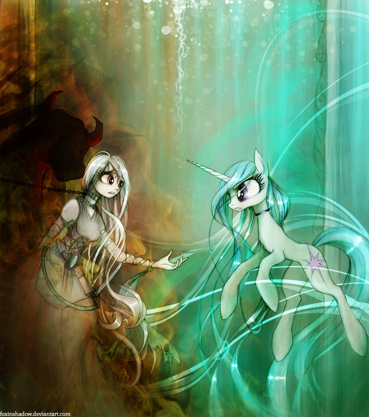 The Last Unicorn Commission for Myles. Thanks a lot for great commission idea, man!Human