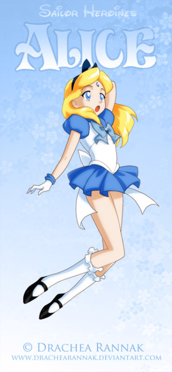 darkromanek:  Sailor Disney Heroines by  Drachea Rannak