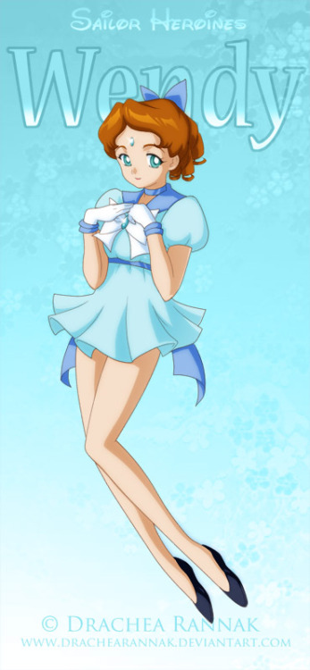 darkromanek:  Sailor Disney Heroines by  Drachea Rannak