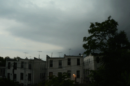 framesandflames:  It got a little stormy in NYC today. I set up this time lapse at