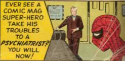 &ldquo;Doc I just. I&rsquo;m having trouble with my webbing. It&hellip; it wont shoot like it used to&hellip;&rdquo; &ldquo;Spider-Man, isn&rsquo;t it a device that you use?&rdquo; &ldquo;No, Doc. Not that webbing&hellip;&rdquo; &ldquo;OH&rdquo;