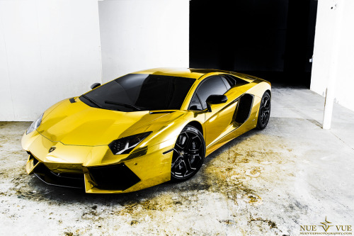 automotivated:  Gold Aventador AU79 (by Nue Vue Photography)