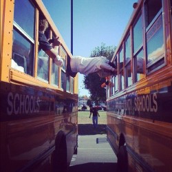 #tbt @j_florian switching busses  (Taken