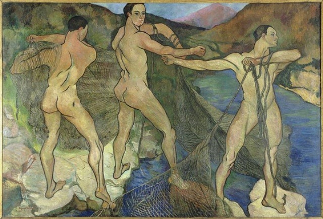 mrsramseysshawl:  Suzanne Valadon (French, 1865–1938), The Launching of the Net,