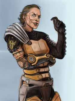 stonelions:  Lady Zaeed just wouldn’t be very lady-like so uh, she pretty much. Just looks like Zaeed.  I tried guys. Maybe she’d cougar on Manranda, would that make it better? 