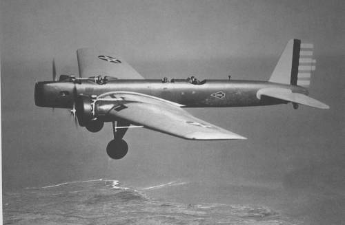 bassman5911:Boeing Y1B-9Photo - Boeing Y1B-9 test flight, 1932.First all-metal monoplane bomber airc