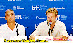 desarios:  George Clooney pays Ryan Gosling to make him look good (x) 