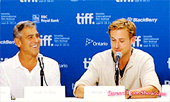 desarios:  George Clooney pays Ryan Gosling to make him look good (x) 