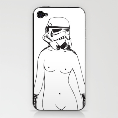 jazzlikestodraw:  Star Wars Darth Vader and Stormtrooper iPhone case 