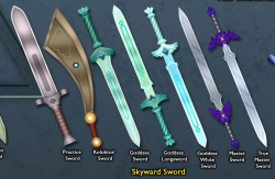 photoaphrodisia:  Awesome Zelda swords. My