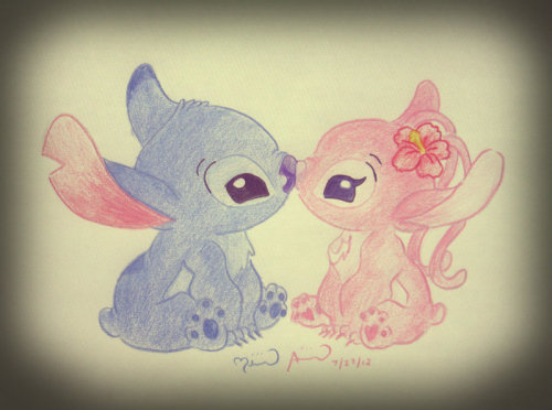 injoyy:  colored stitch & angel ♥
