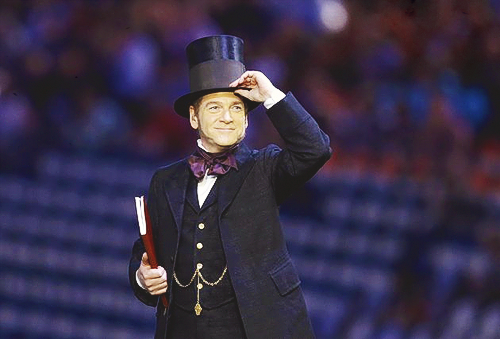 ohne-dich:Kenneth Branagh performs in the opening ceremony of the London 2012 Olympic Games at the O