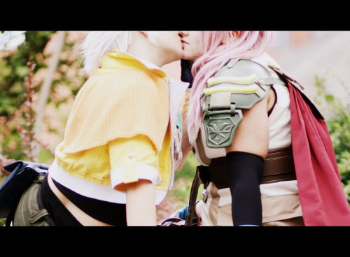 Lightning and Hope from Final Fantasy XIII Source:  Lightning and Shinkan