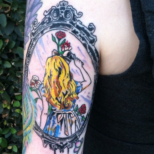 sammidoll:I too, have the art of katie woodger tattooed on me. “the deviant” alice rebelling again