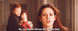 hawtornes:  ”You would give up your life for someone like us. A vampire. A soulless monster.” 