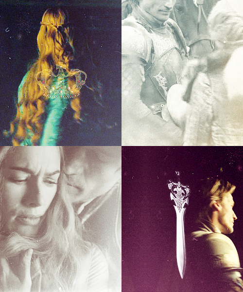 greyjoyss:“I am a knight,” he told her. “and Cersei is a queen.”