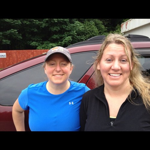 Wife and best friend preparing to go white water rafting :-) (Taken with Instagram)