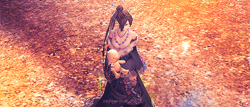sephirona:  Final Fantasy X: Tutorial - Lulu casting Thunder on a Flan. 