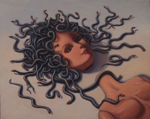 shmonzical: Mythological Barbie, Sandra Yagi, 2008, oil on paint 