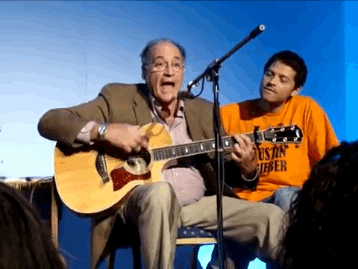 castielandsherlockstolethetardis:  imhereforyousammy:  Misha singing with his father