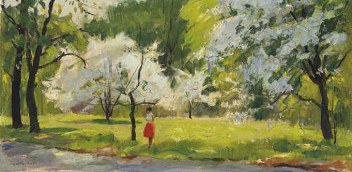 Under the Dogwood Blossoms,Harry Leith-Ross. American (1886 - 1973)
