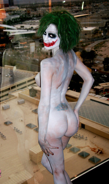 nerdygirlsnaked:  Nude Joker cosplay 3  porn pictures