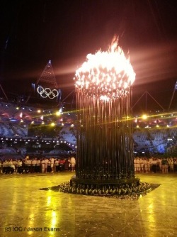 olympics:  A close look at the Olympics Flame