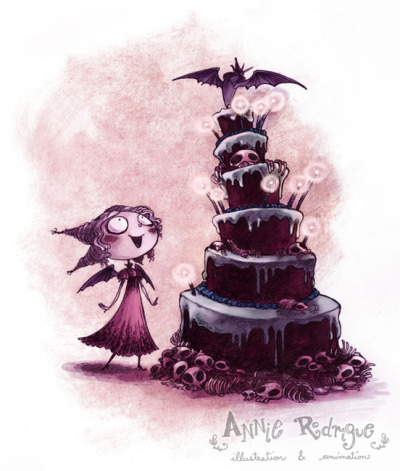 Awww, this is an adorable illustration. Happy Birthday Batty by ~maina
Via vi0letnocturne.