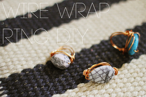 DIY Easy Wire Wrapped Ring Tutorial from Sincerely, Kinsey here. *For lots more wire wrapped rings, 