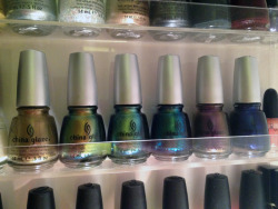 goodmorningdoll:  The China Glaze Bohemian Luster Chrome Collection is so beautiful!  i want this collection so bad!