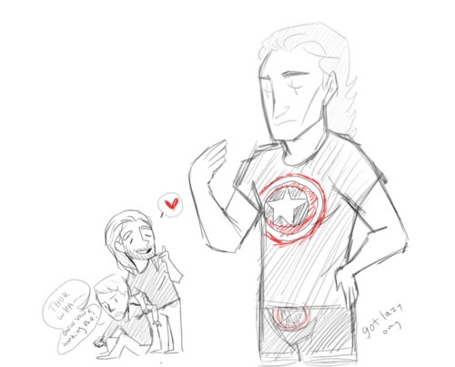 kissy-kurser:  dashingicecream:  kissy-kurser:   “draw your favorite character in what you are currently wearing” i had to flip a coin because i couldnt pick between thor and loki lokis gotta get his nails did  well its a good thing im wearing all