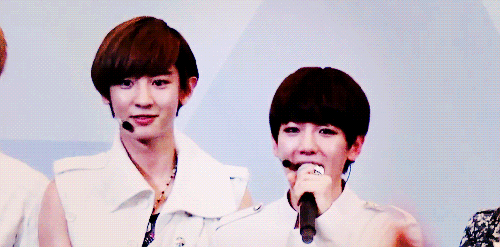 leuhans:  Aegyo with Baekhyun 