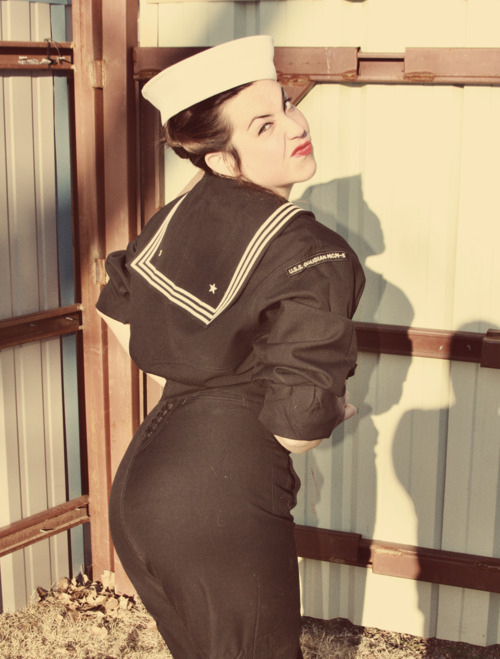 aiyana-sage:  dude, I wish our dress blues looked like this for the girls