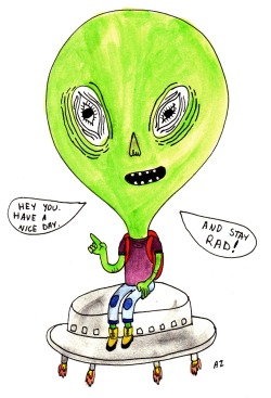 4rtf4rt:  aaaand of course, what art blog isn’t complete without the unoriginal alien doodle? 