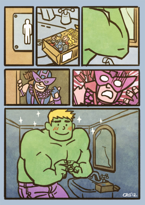 cris-art:  “Hulk fashion” a strip inspired by some crazy conversation in my LS. Thanks a lot to Astrosky and Lithuem. I hope you like it! 