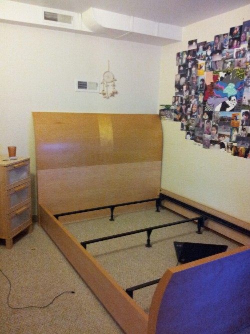 new bed frame, matches my dresser.